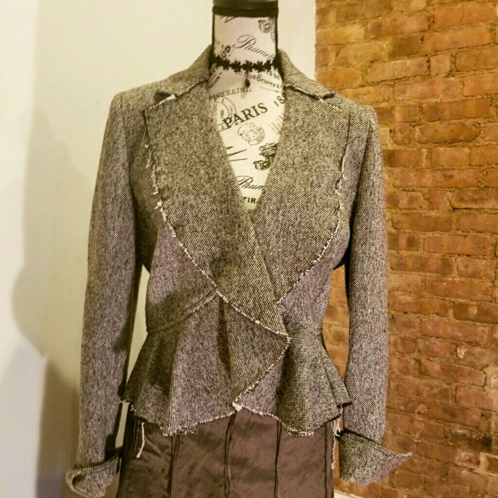 Banana Republic Cropped Wool Jacket